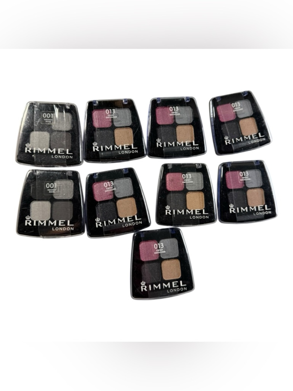 Rimmel London Colour Rush Quad Eye Shadow Lot of 9 Smokey Sweet Smoulder